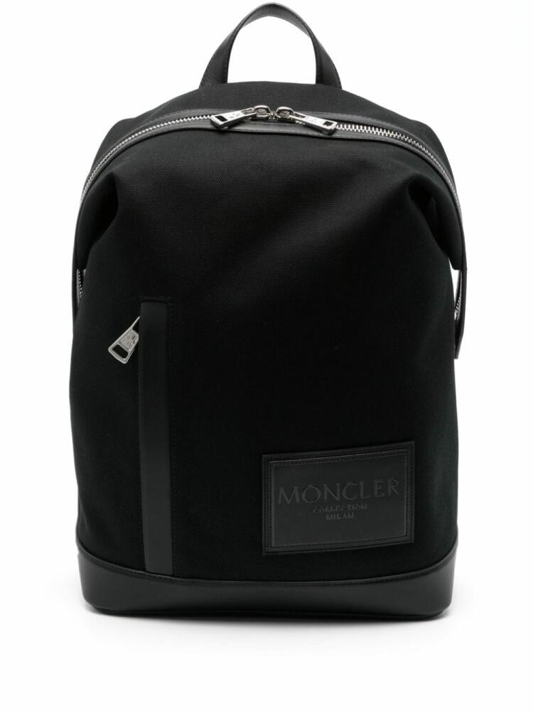 Moncler Alanah logo-patch backapack - Black Cover