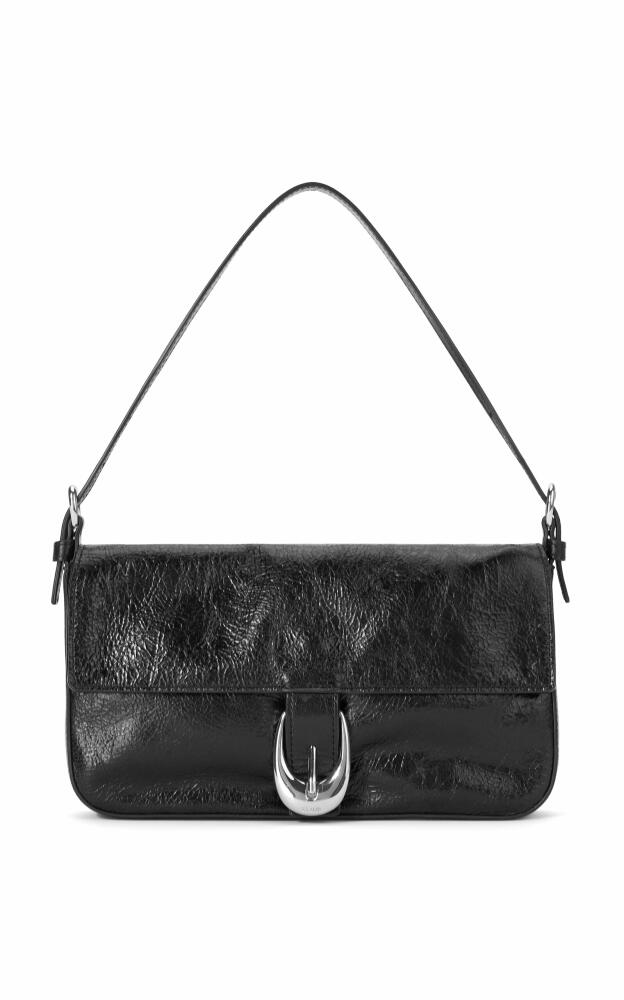 STAUD - Harlow Leather Shoulder Bag - Black Cover