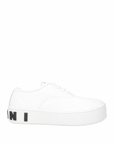 Marni Man Sneakers White Textile fibers Cover