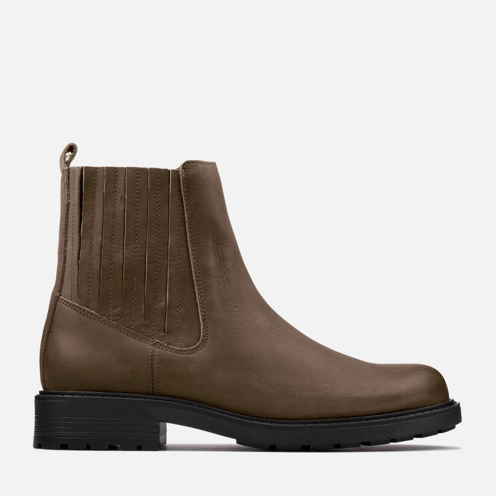 Clarks Orinoco 2 Mid-Length Leather Chelsea Boots Cover