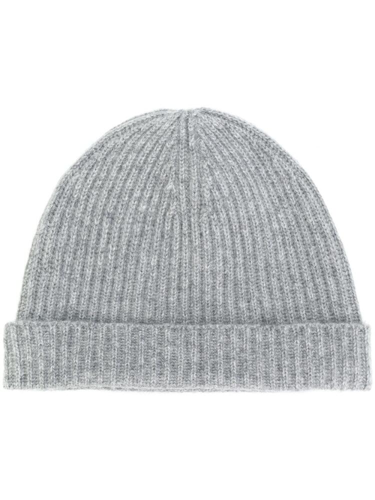 N.Peal ribbed beanie - Grey Cover