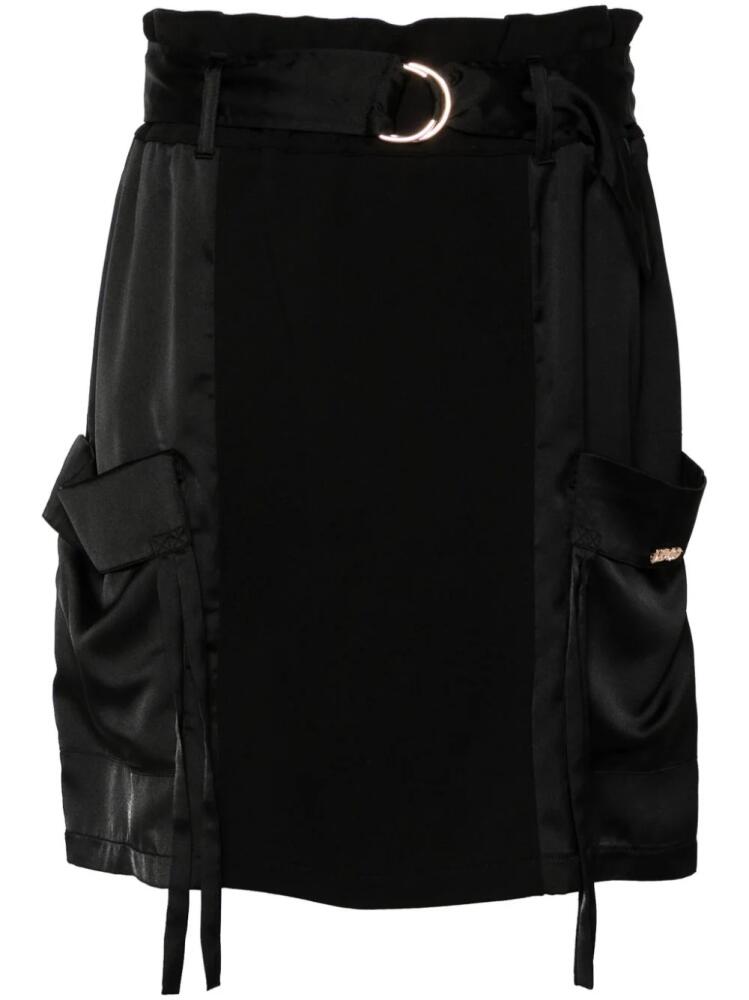 LIU JO belted mini skirt - Black Cover