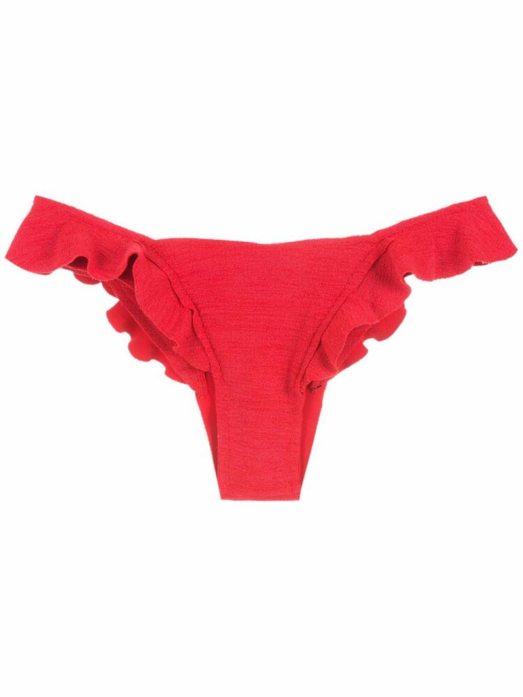 Clube Bossa Winni ruffled bikini bottoms - Red Cover