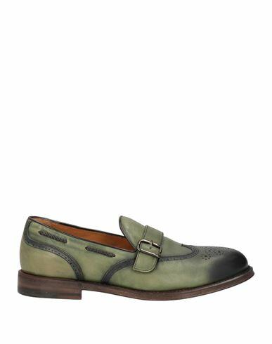 Barrett Man Loafers Green Leather Cover