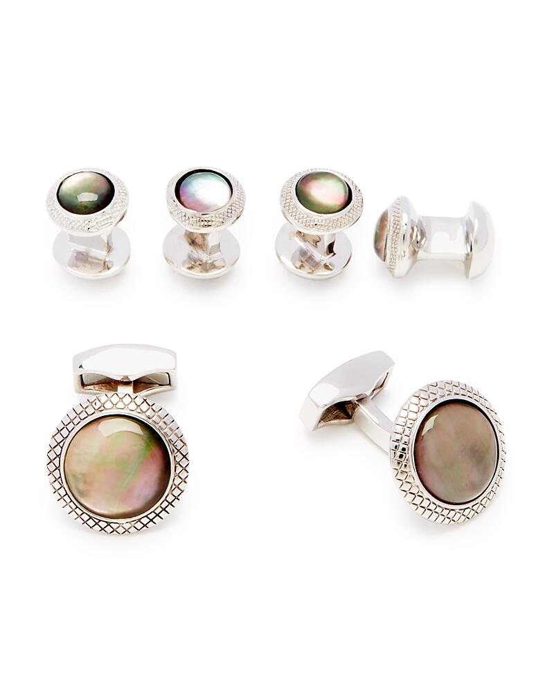 Tateossian Mother-of-Pearl Cufflinks & Stud Set Cover