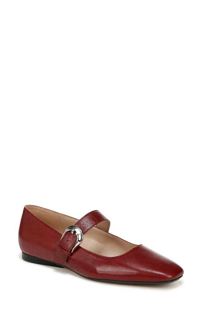 27 EDIT Naturalizer Carter Mary Jane Flat - Wide Width Available in Cranberry Leather Cover