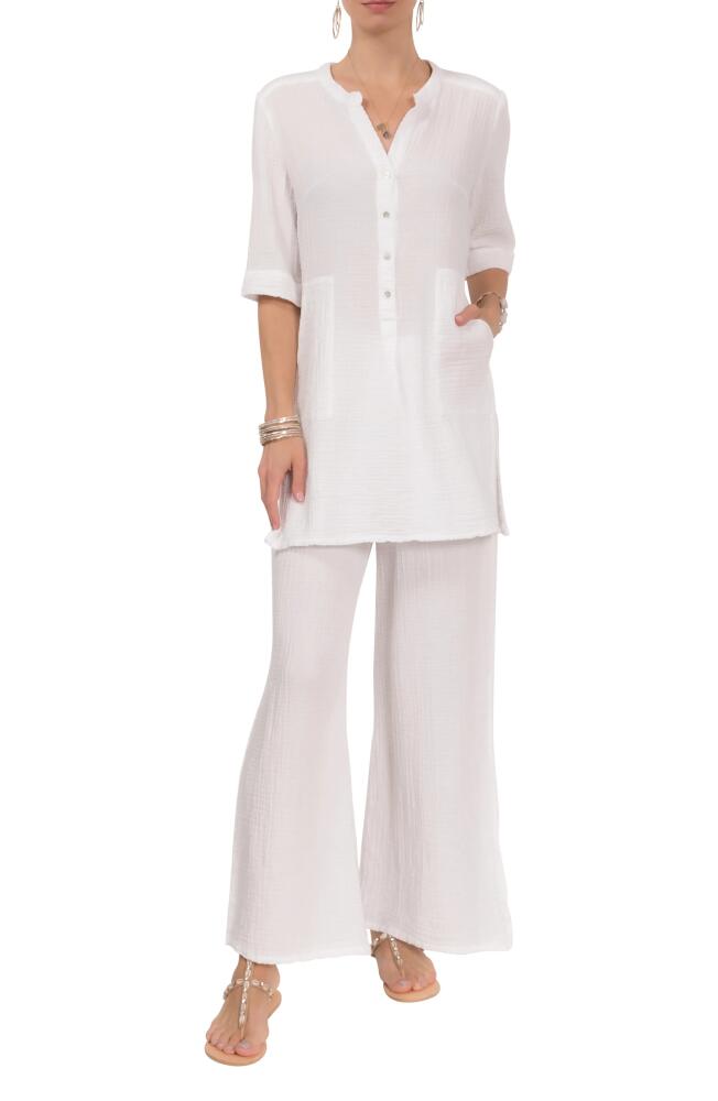 Everyday Ritual Kinsley Cotton Tunic in White Cover