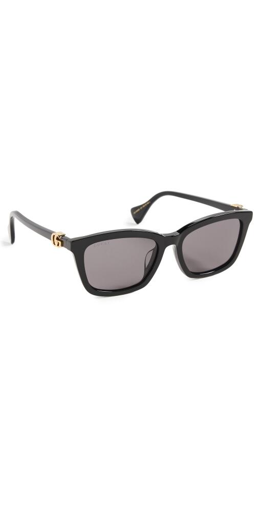 Gucci Classic Square Sunglasses Black Cover