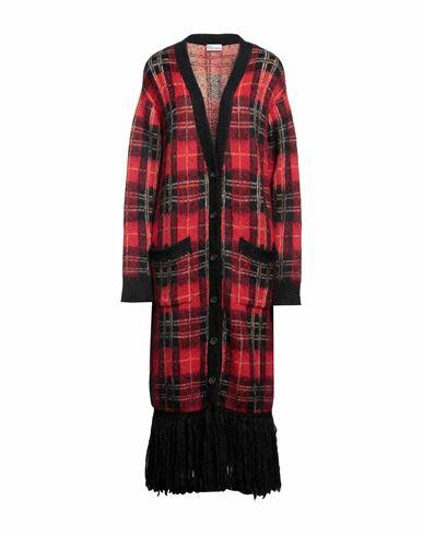 Red Valentino Woman Cardigan Red Polyamide, Mohair wool, Wool, Synthetic fibers, Cashmere Cover