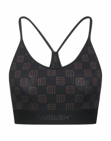 Ambush Woman Top Black Polyamide, Elastane, Polyester Cover