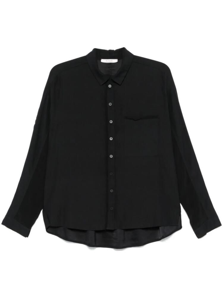 Kristensen Du Nord satin shirt - Black Cover