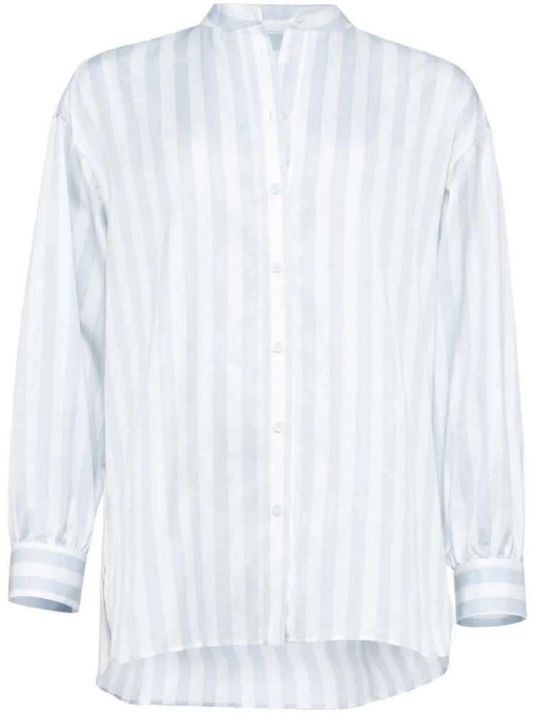 ERES striped cotton shirt - Blue Cover