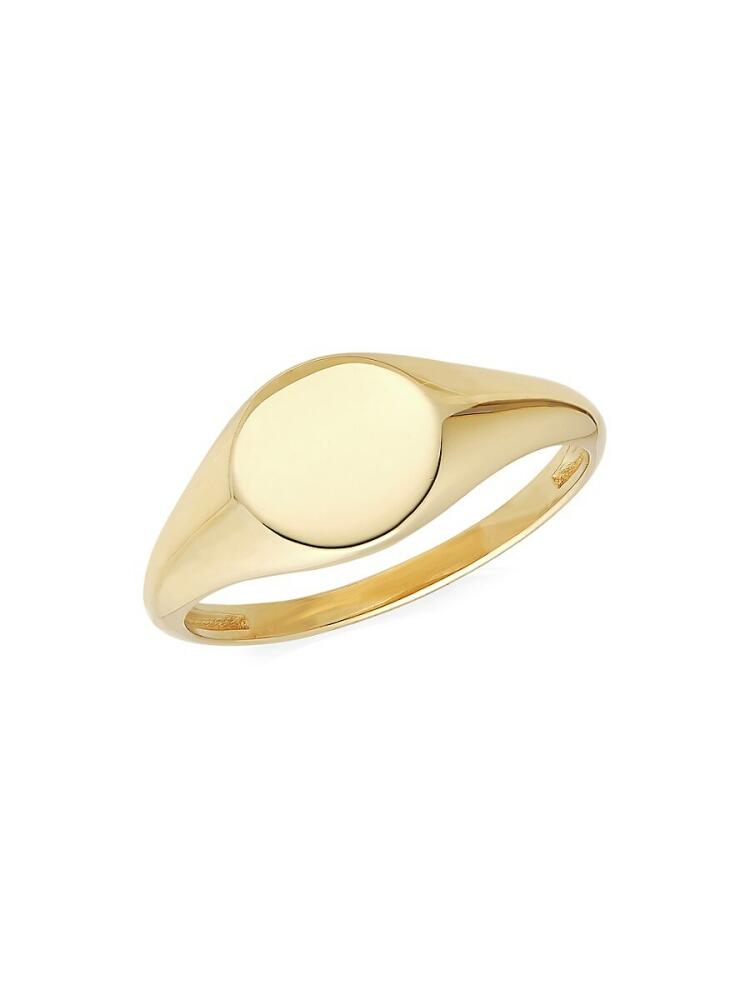 Saks Fifth Avenue Men's 14K Yellow Gold Signet Ring Cover