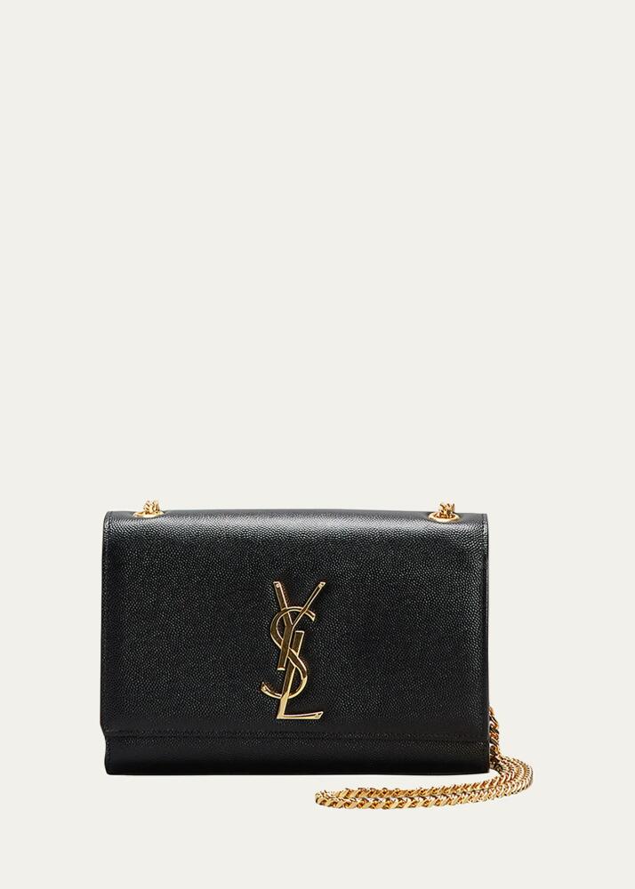 Saint Laurent Kate Small YSL Crossbody Bag in Grained Leather Cover