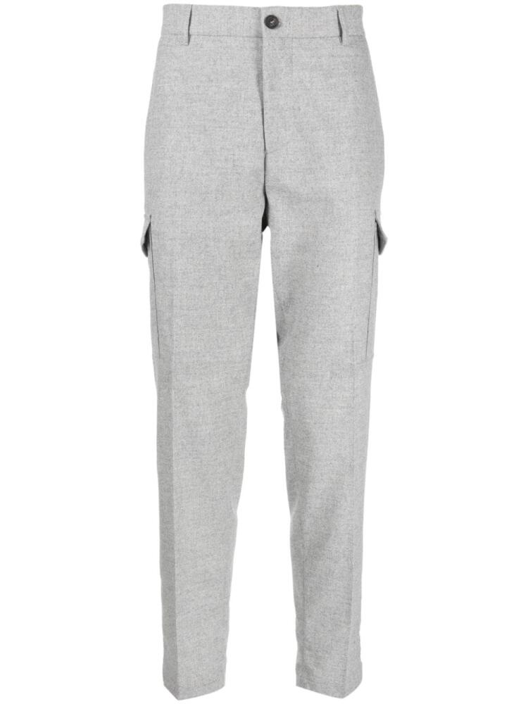 Peserico flap-pocket tapered trousers - Grey Cover