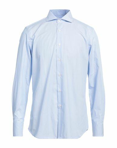 Bagutta Man Shirt Light blue Cotton Cover