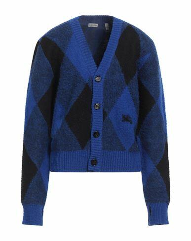 Burberry Man Cardigan Blue Wool Cover