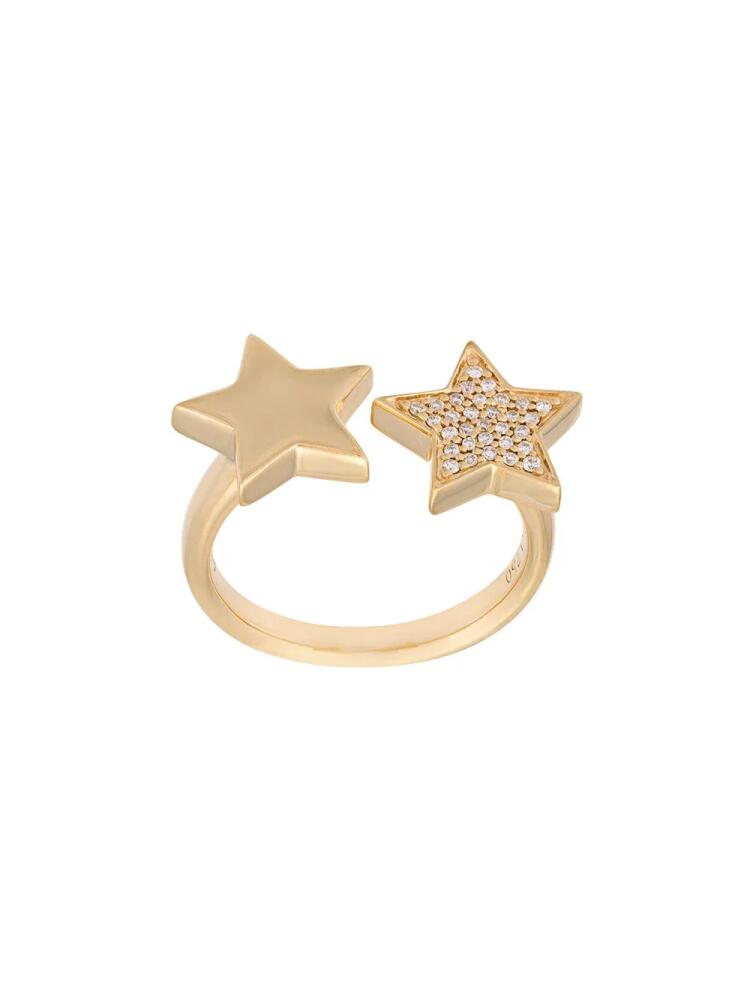 ALINKA 'Stasia' double star diamond ring - Metallic Cover