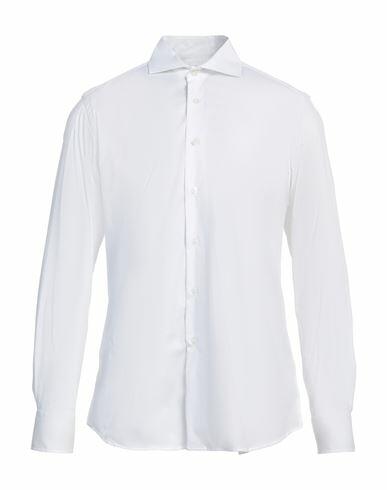 Bagutta Man Shirt White Cotton, Elastane Cover