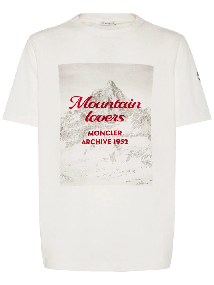 MONCLER Emerized Cotton T-shirt Cover