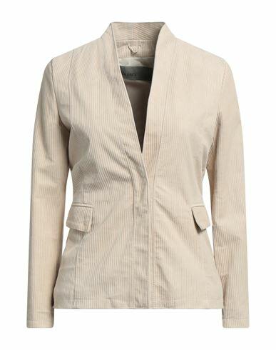 Giorgio Brato Woman Blazer Beige Leather Cover