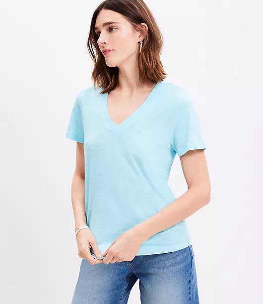 Loft Everyday V-Neck Tee Cover