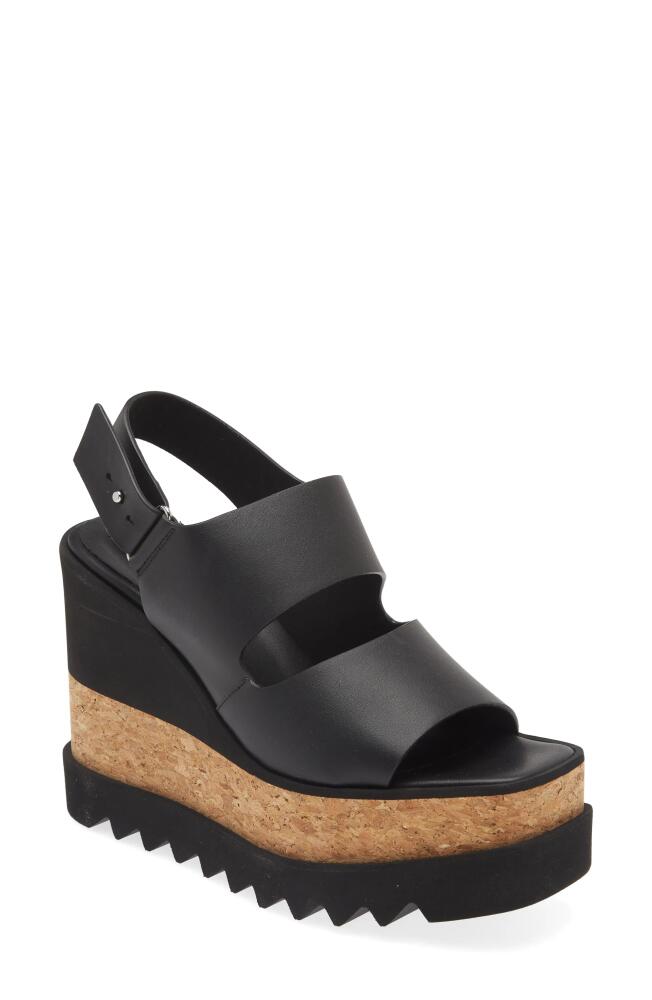 Stella McCartney Elyse Platform Wedge Sandal in Black Cover