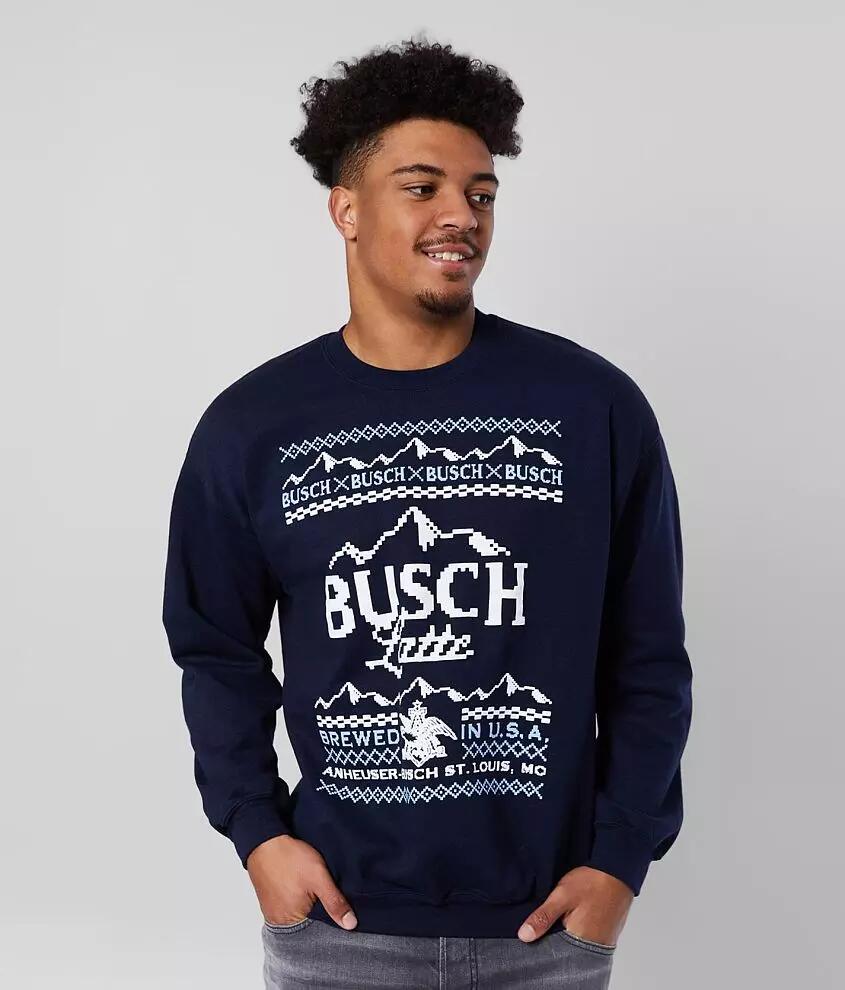 Brew City Busch Latte Ugly Christmas Sweatshirt Cover