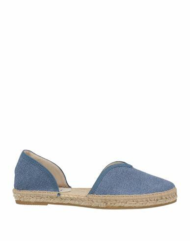 Manebí Woman Espadrilles Light blue Textile fibers Cover