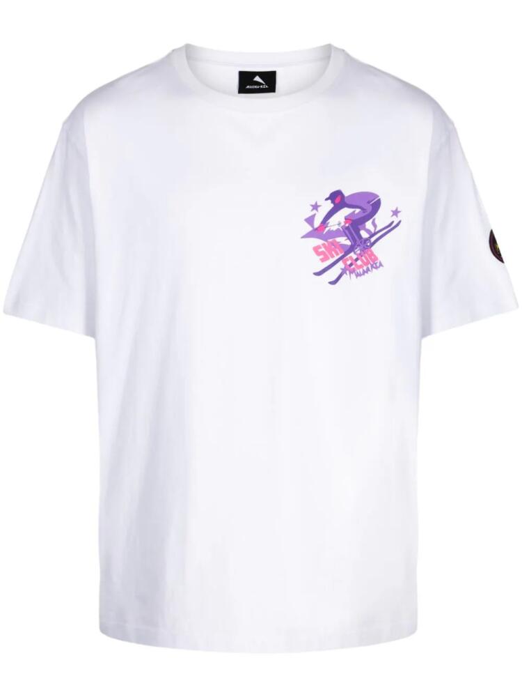 Mauna Kea Ski Club cotton T-shirt - White Cover