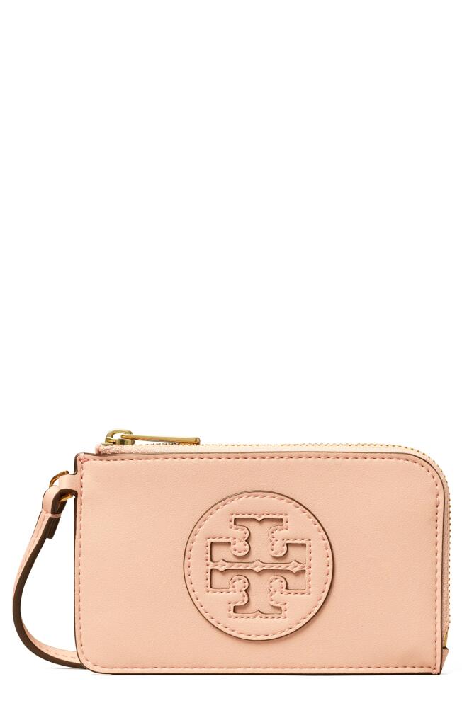 Tory Burch Ella Bio Zip Card Case in Pink Dawn Cover