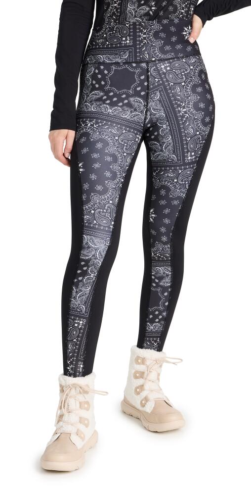 P. E NATION Niseko Snow Leggings Snow Bandana Print Black Cover