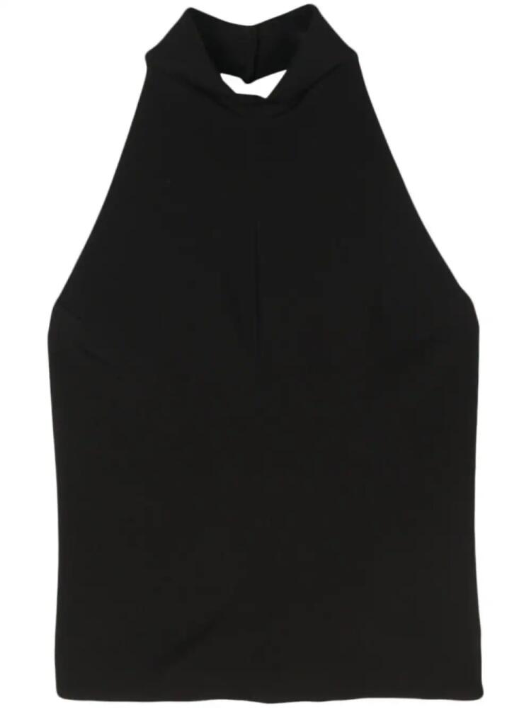 Federica Tosi halterneck top - Black Cover