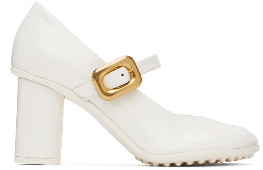 Bottega Veneta White Atomic Pumps Cover