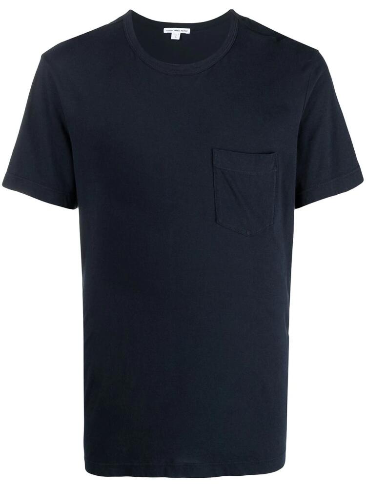 James Perse chest patch-pocket T-shirt - Blue Cover