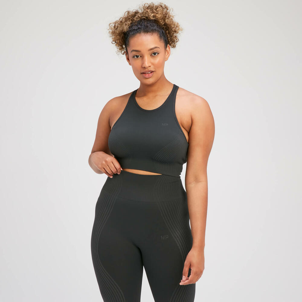 MP Women's Tempo Illusion Seamless Sports Bra - Black Cover