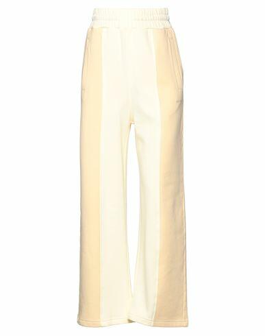 Ambush Woman Pants Light yellow Cotton Cover