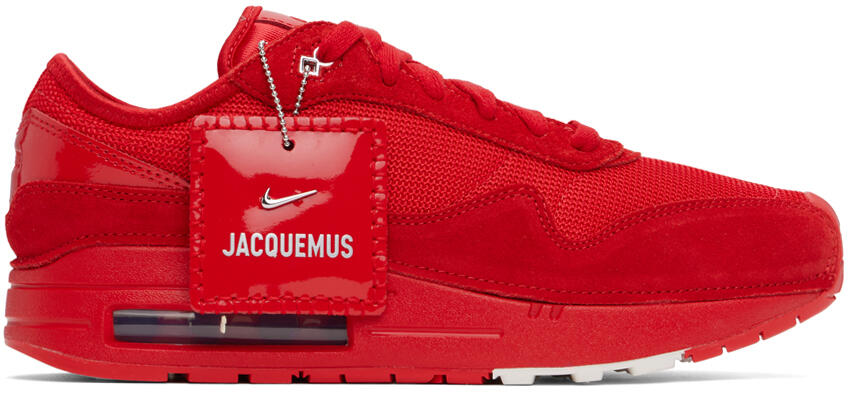 JACQUEMUS Red Nike Edition Air Max 1 86 Sneakers Cover