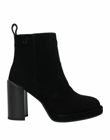 Manufacture D'essai Woman Ankle boots Black Leather Cover