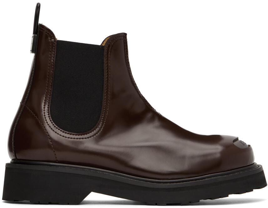 Kenzo Brown KENZOSMILE Chelsea Boots Cover