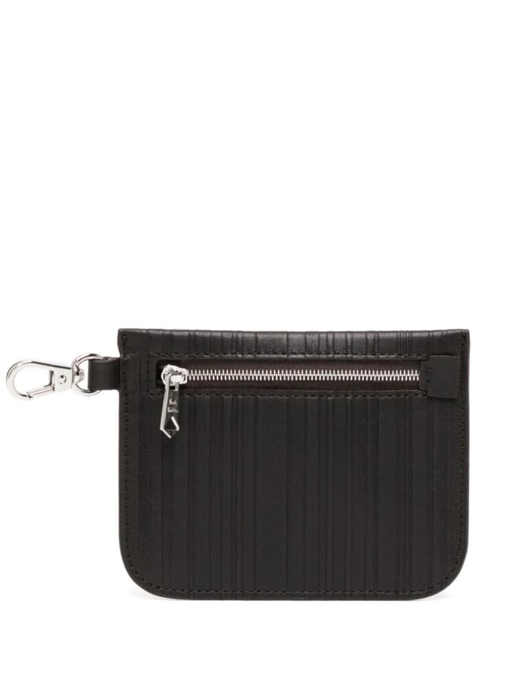 Paul Smith striped leather coin purse - Black Cover