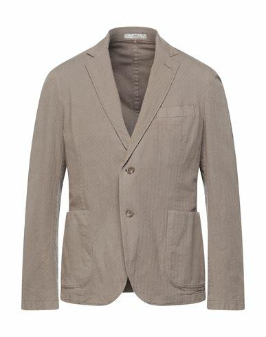 Cc Collection Corneliani Man Blazer Khaki Cotton, Elastane Cover