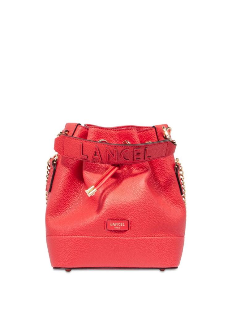 Lancel small Ninon De Lancel leather bucket bag - Orange Cover