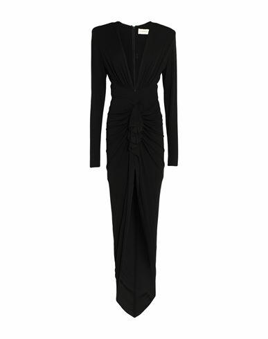 Alexandre Vauthier Woman Maxi dress Black Viscose, Elastane Cover