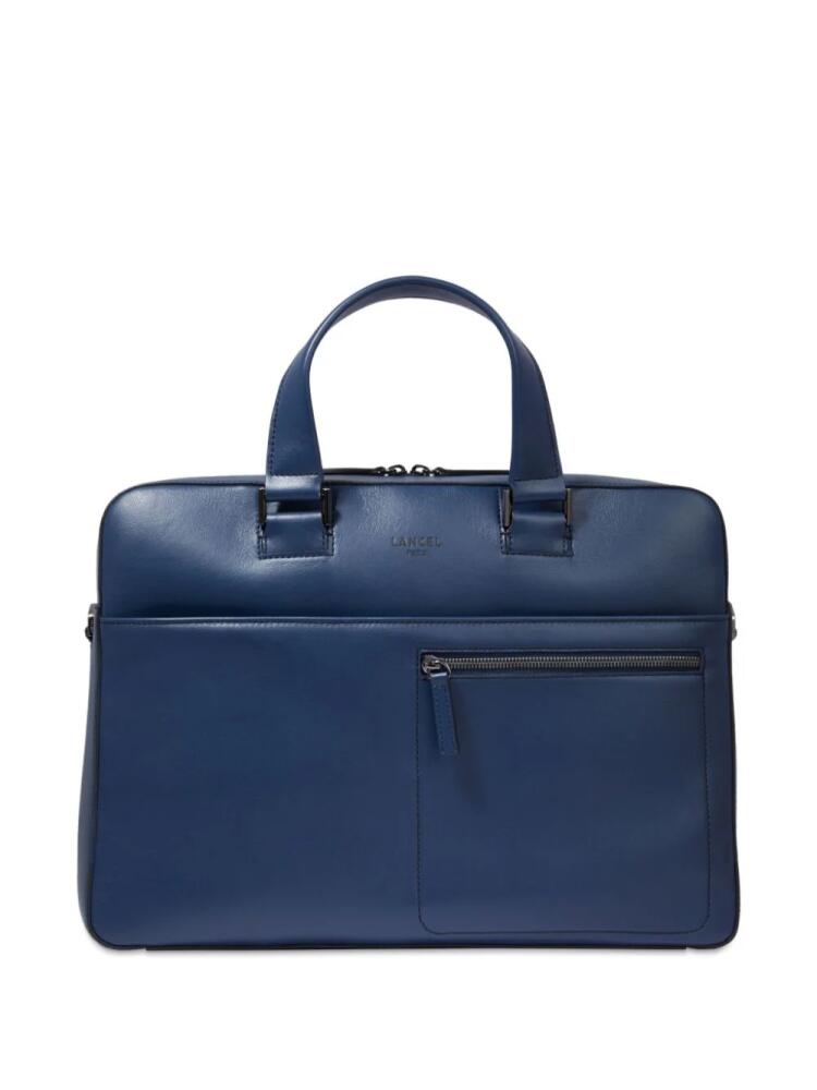 Lancel Max de Lancel leather briefcase - Blue Cover