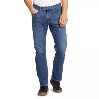 Eddie Bauer Men's Flex Jeans - Straight Fit Cover