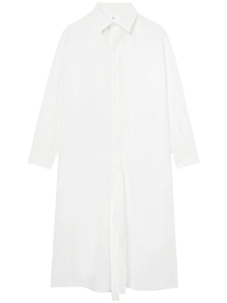 Y's midi shirt-dress - White Cover