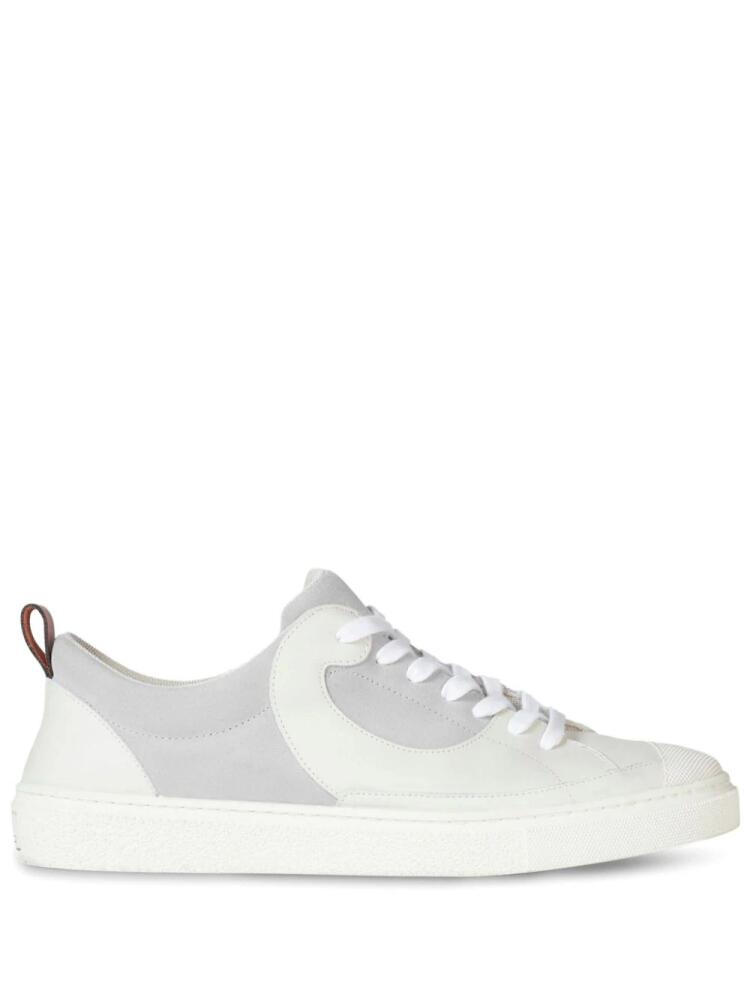 ETRO panelled leather sneakers - White Cover