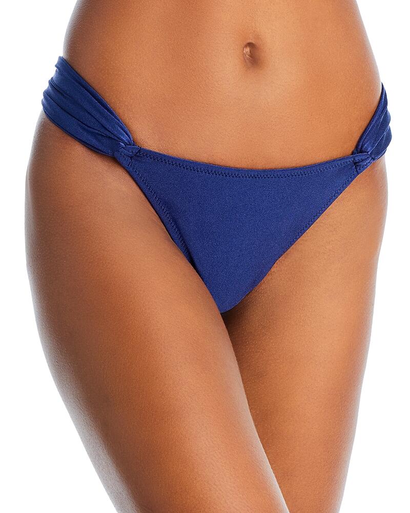 Aqua Swim Ruched Bikini Bottoms - Exclusive Cover