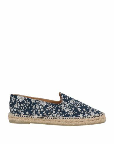 Castañer Man Espadrilles Navy blue Textile fibers Cover